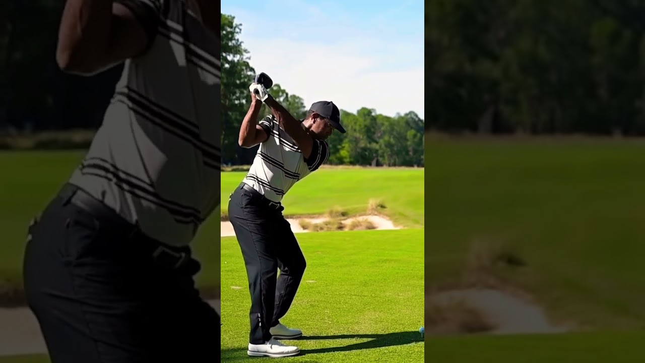 Tiger Woods Driver Swing Slow Motion 2024