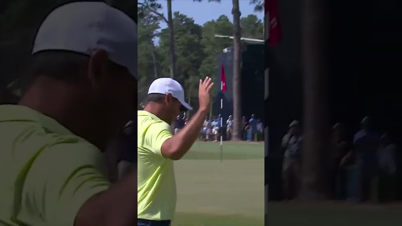 The break on Brooks Koepka's putt 😱😤@usga #livgolf #usopen #shorts #golf