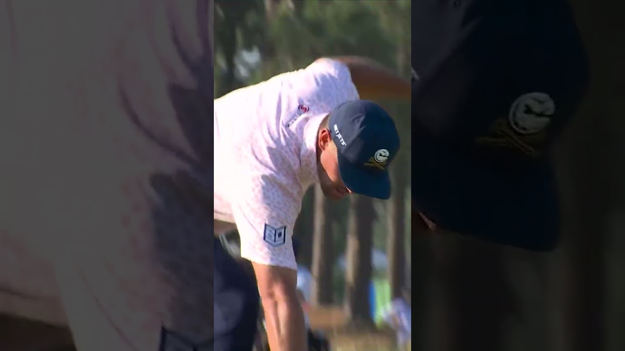 No one has been 7 under all week.... UNTIL NOW! Bryson DeChambeau with a two-shot lead at Pinehurst.