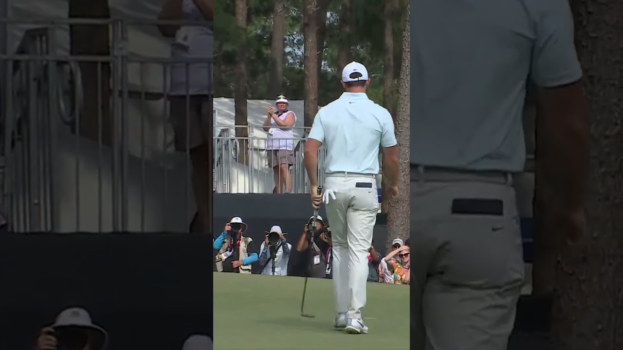 RORY IS ROLLING THE ROCK! 🔥🔥🔥 Third birdie in the last four holes to reclaim a share of the lead.