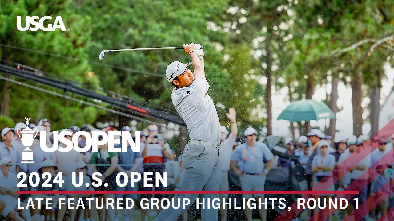 2024 U.S. Open Highlights: Round 1 Featured Group | Hideki Matsuyama, Jordan Spieth, Jackson Suber