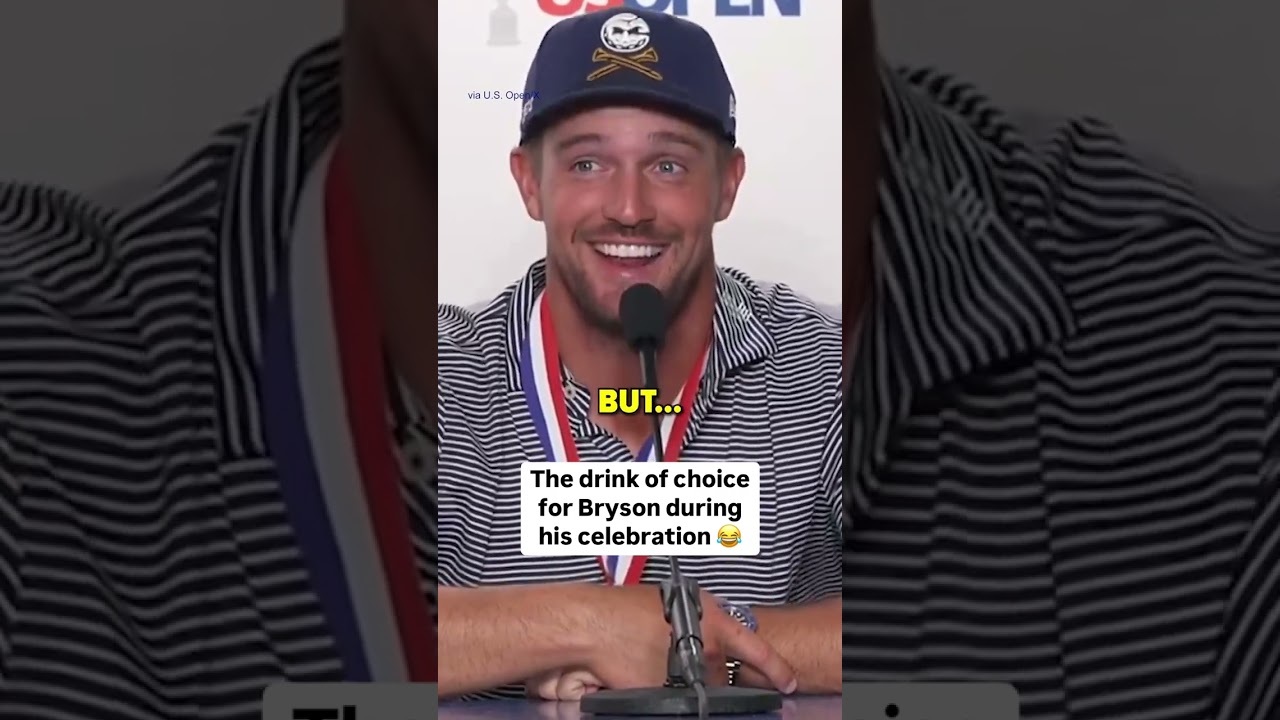 Bryson can’t wait to dive into the chocolate milk 😂