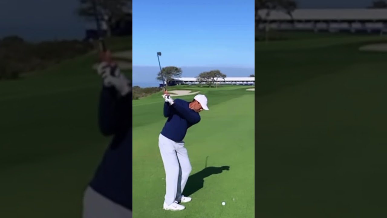 Tiger Woods Iron Swing Slow Motion