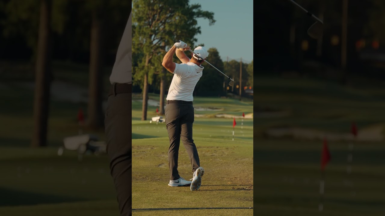 Rory club twirling on the range ✨