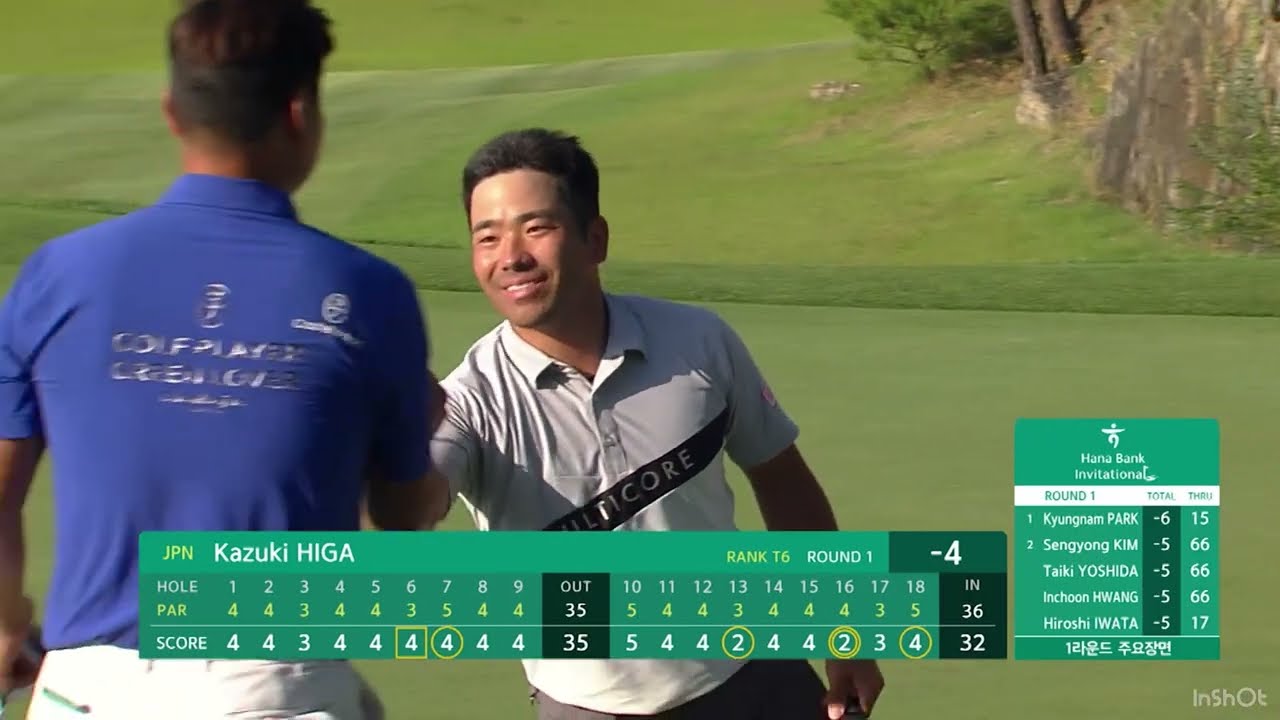 ハナ銀行インビテーショナル 1Rハイライト