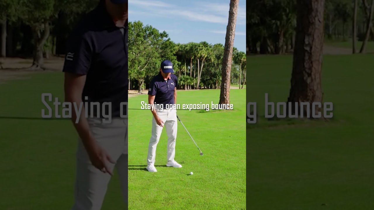 Rickie Fowler teaches flop shot #golf #flop #shot #rickie #fowler #professional #green #fairway #hit