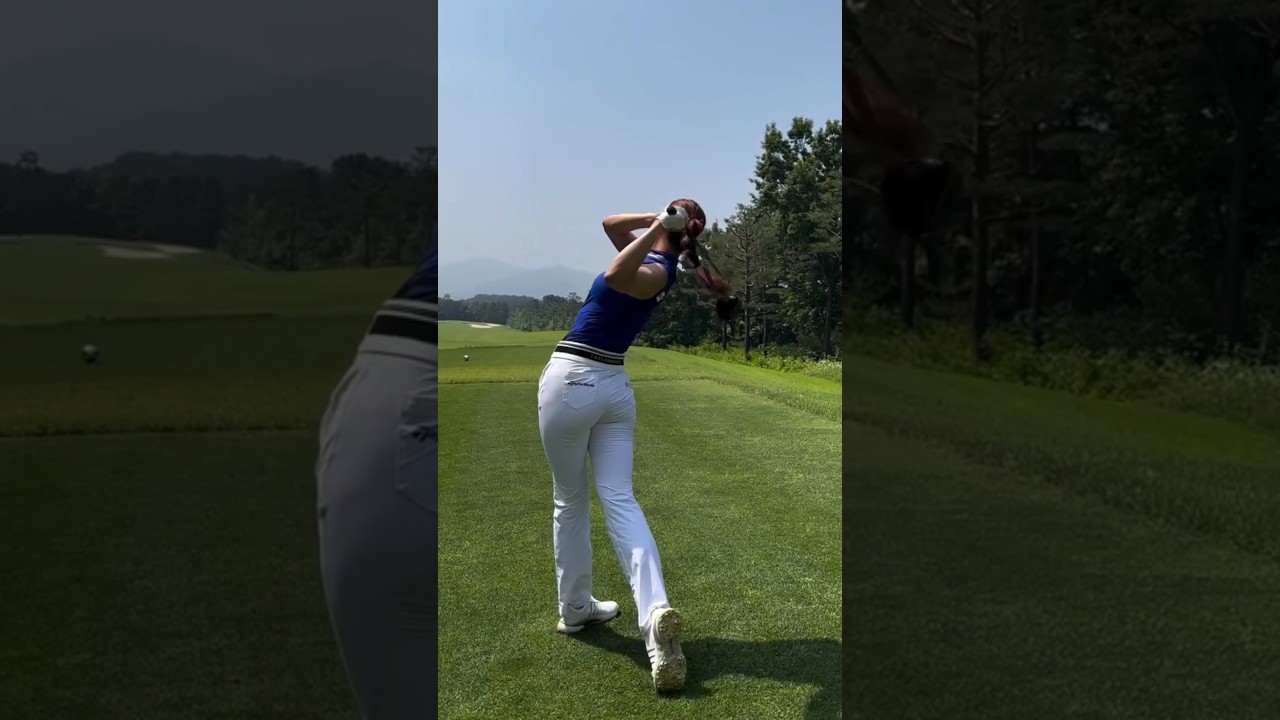 와우~~~ 멋지심돠!! 💥KLPGA 유현주 프로 드라이버 스윙 #유현주프로