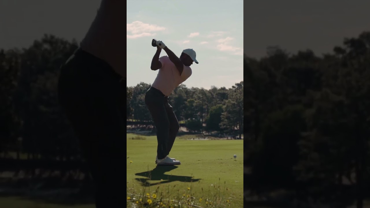 2024 Us Open Tiger Woods New Amazing Swing Motion & Slow Motion