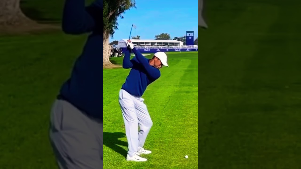 Tiger Woods Iron Swing Slow Motion
