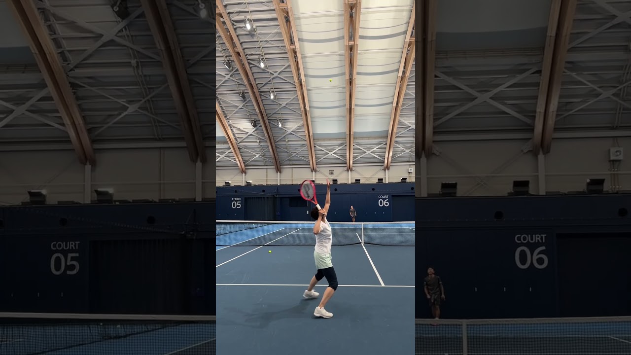 【杉山愛】高すぎるロブにまさかの一言#shorts