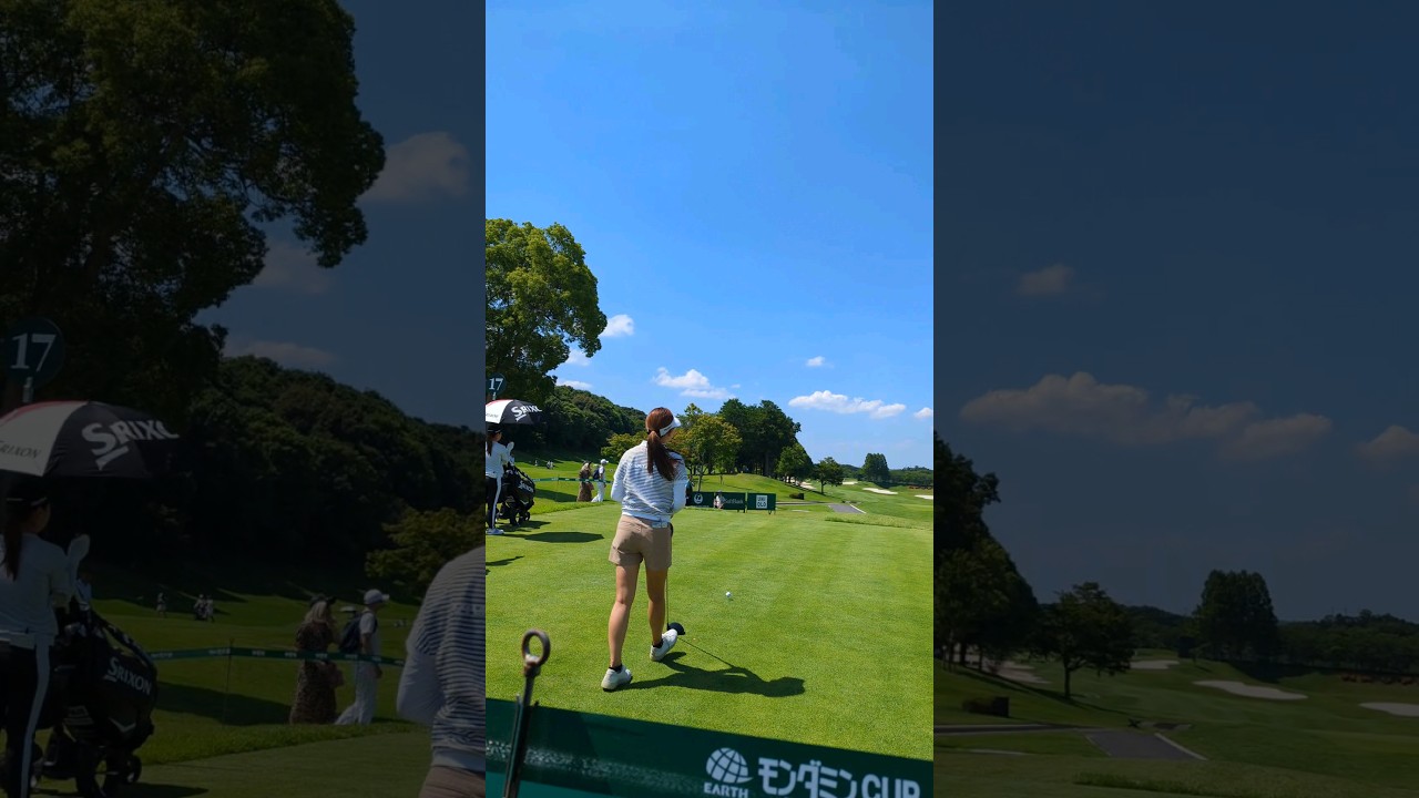 原英莉花＆山田彩歩  モンダミンカップ 2024 練習公開日 女子ゴルフ #原英莉花 #golf