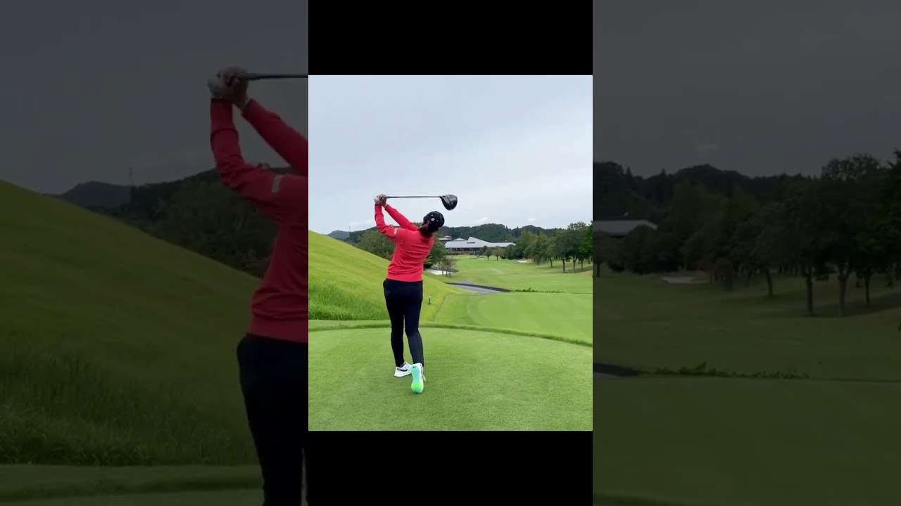 大里桃子 Momoko Osato #golf #ゴルフ #golfswing