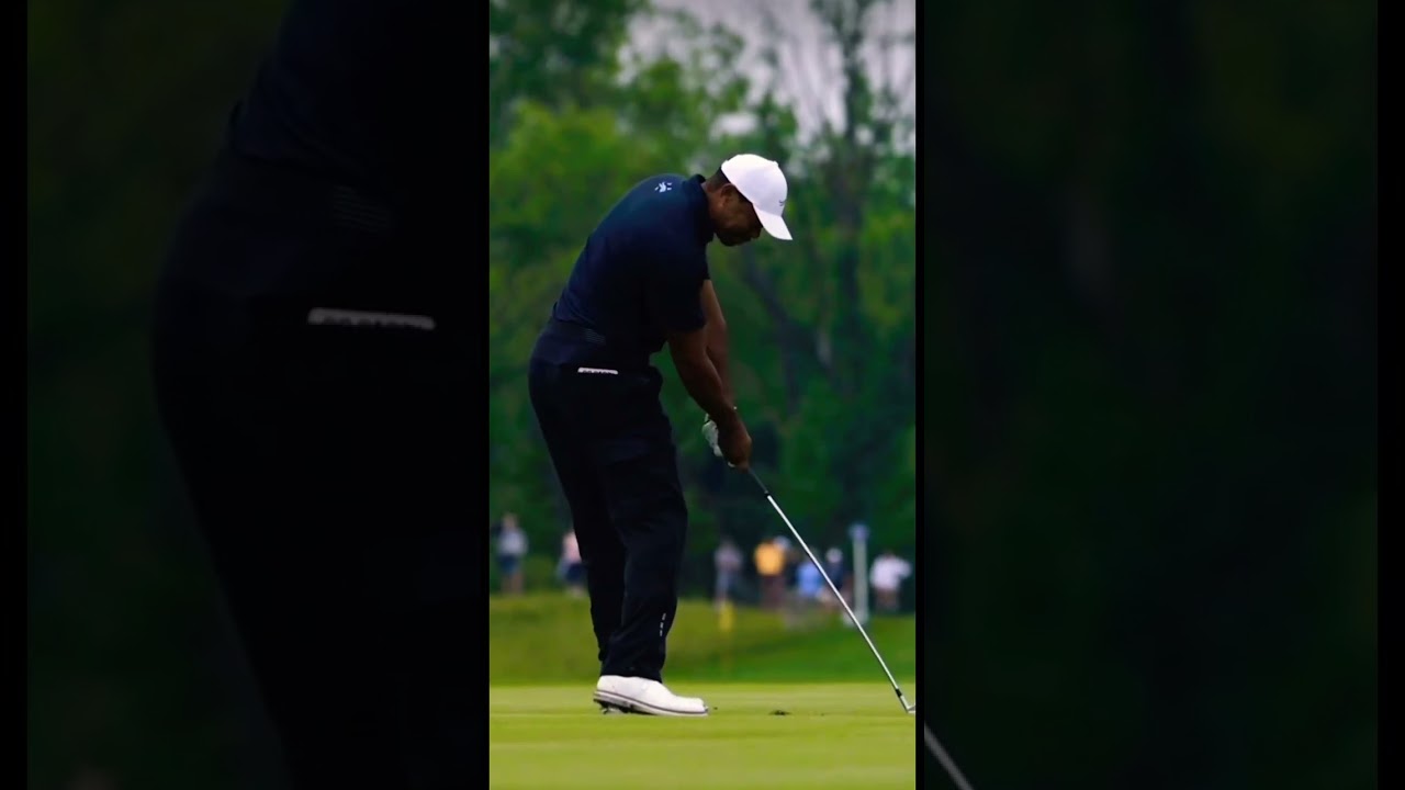 Tiger Woods Slow Motion Iron Swing