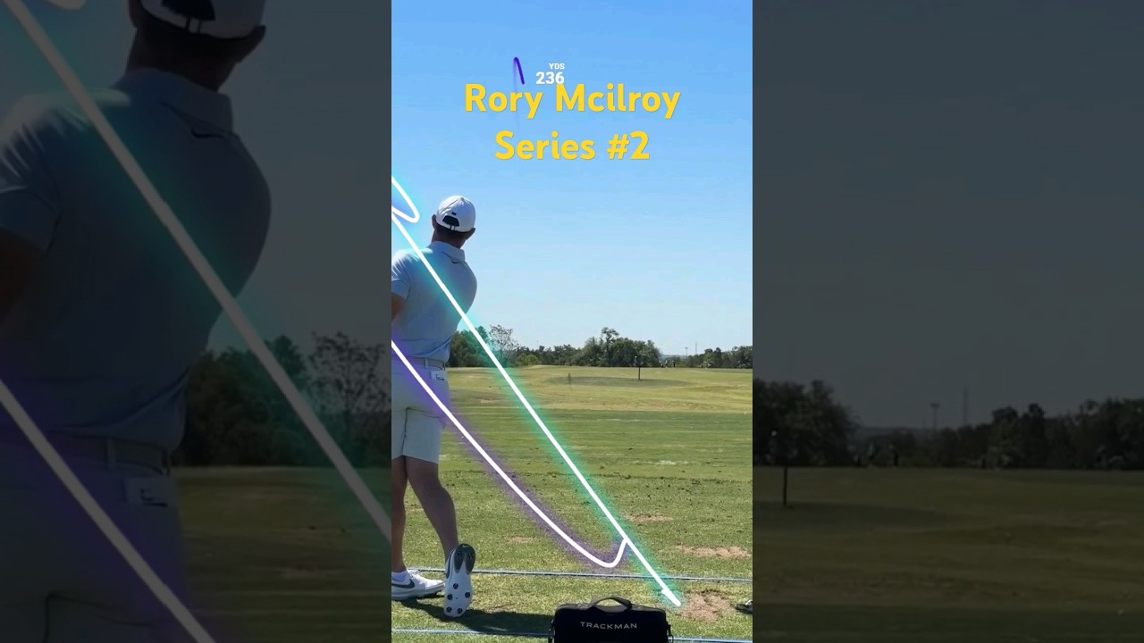 #rorymcilroy Low Cut ShotNice and beauty of Swing 308yds carryShot and head traced by shashot  #golf