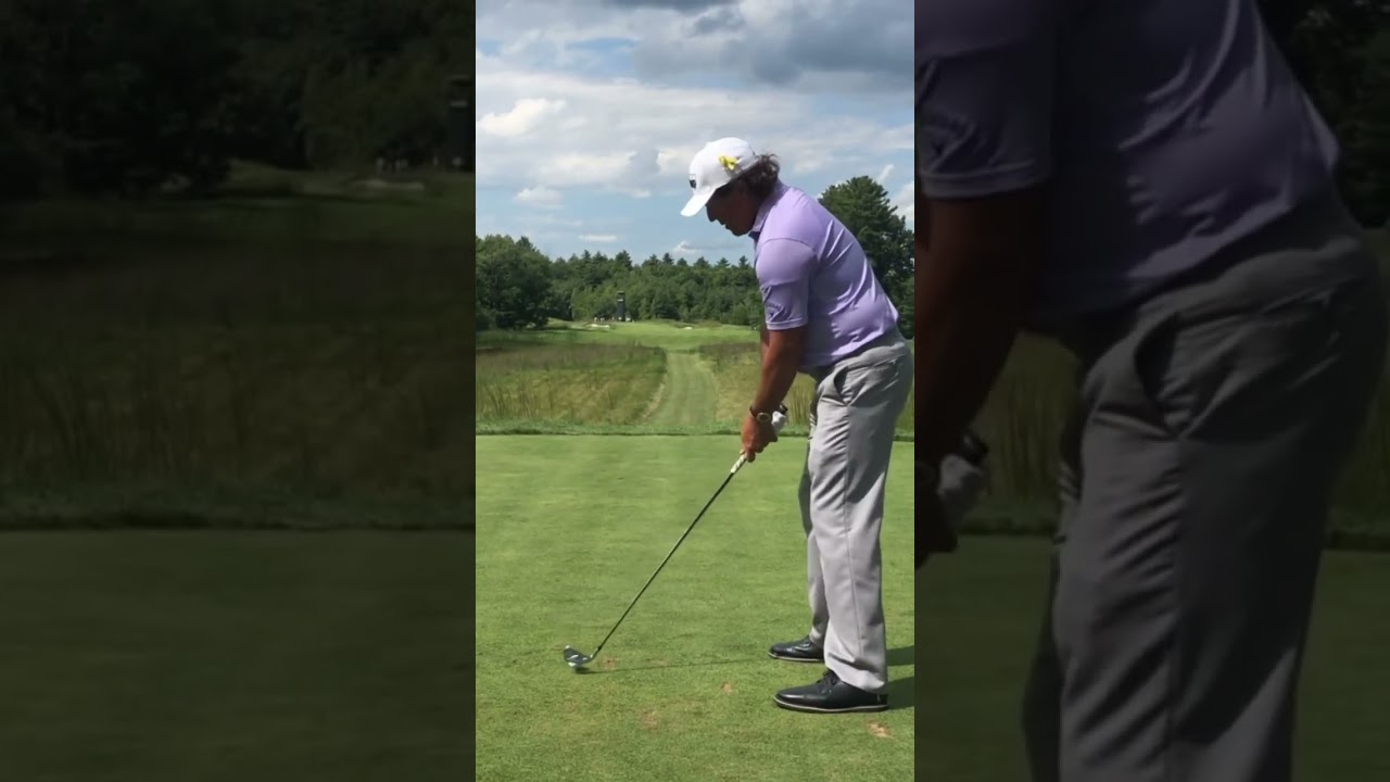 Phil Mickelson shanks a long iron? #philmickelson #livgolf #tomgillisgolf