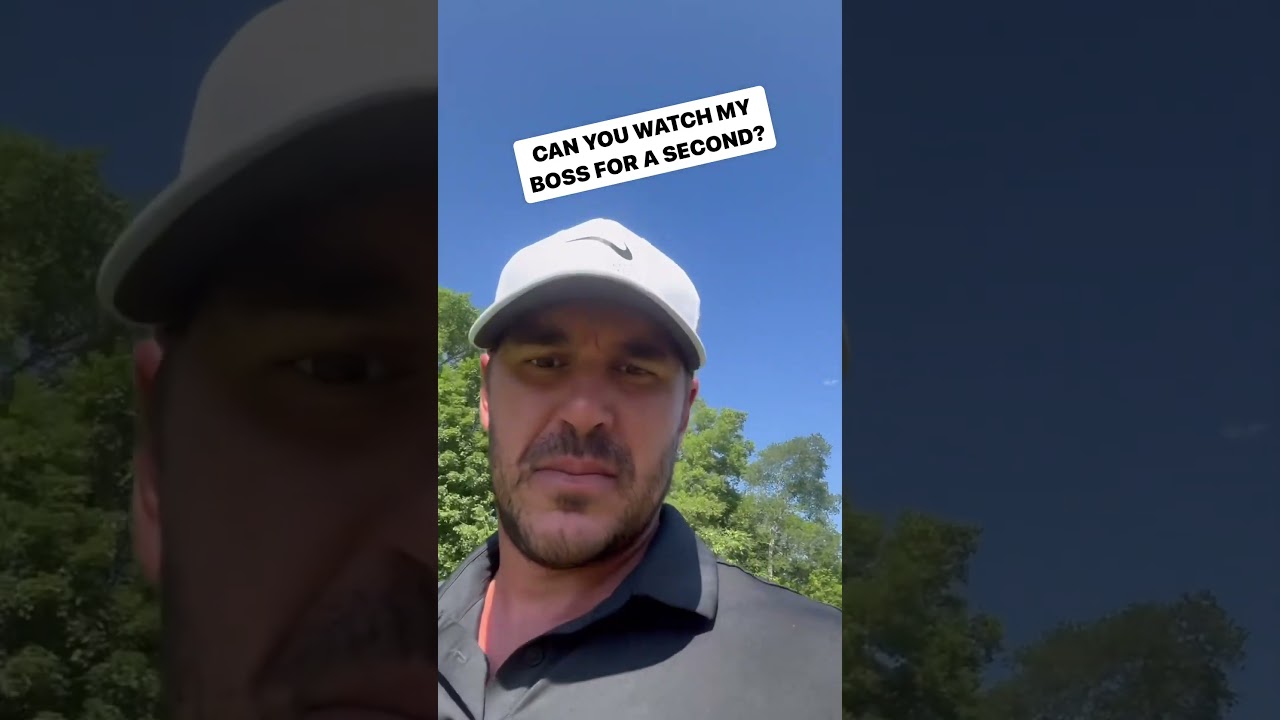 Major boss, Brooks Koepka only pays in golf balls 🤣💰#shorts #golf