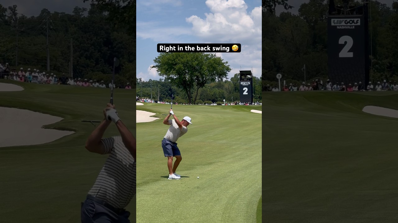 That timing is crazy #golf