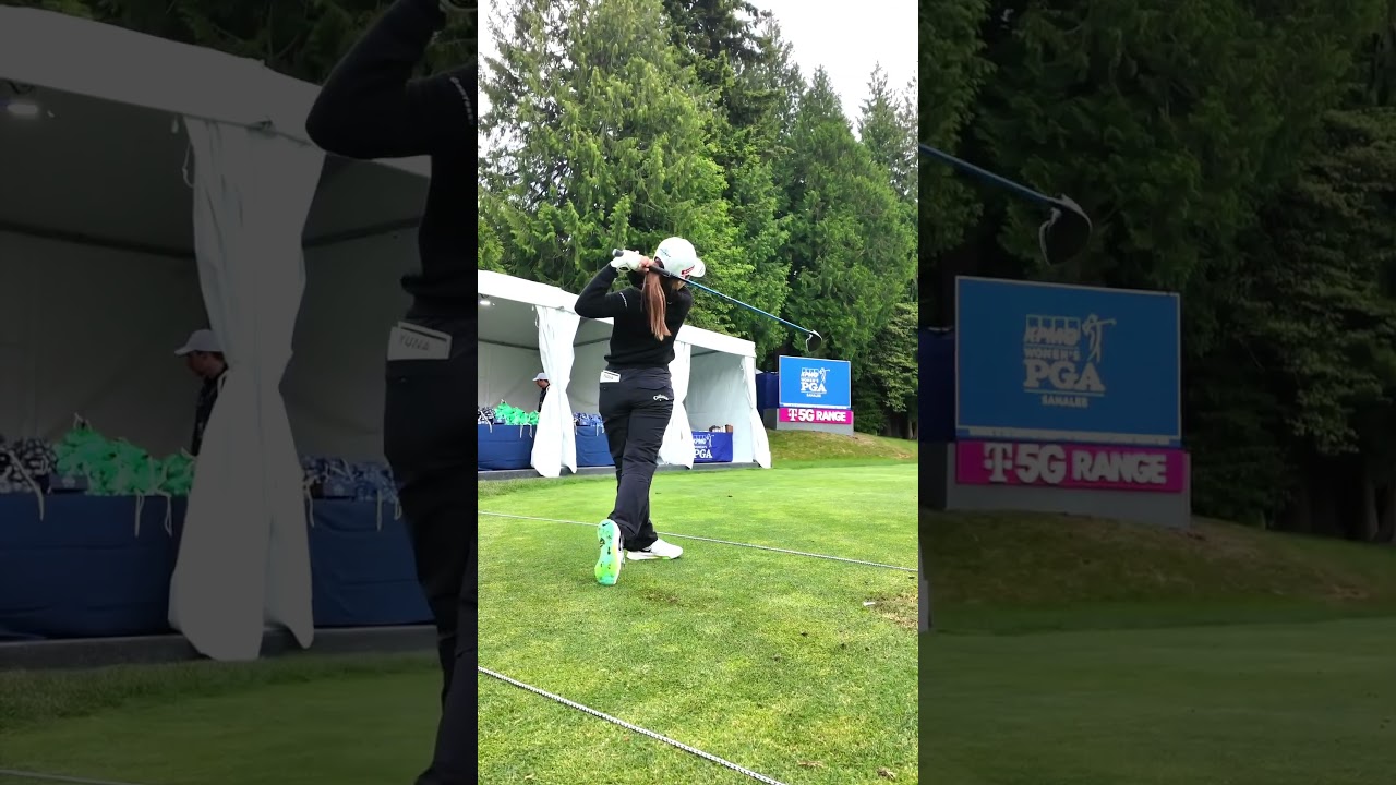 Beauty Golfer Yuna Nishimura Amazing Swing Motion & Slow-motion, 西村優菜 驚異のスイングモーション＆スローモーション 2024