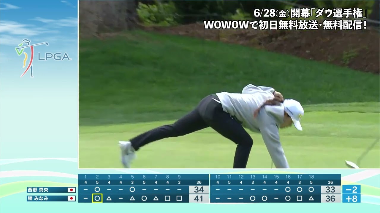 【西郷真央&勝みなみ】KPMG全米女子プロゴルフ選手権 最終日ハイライト