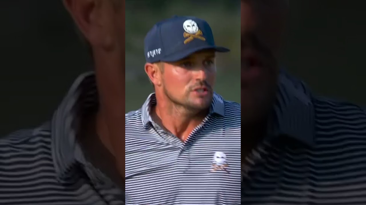 SHOT OF HIS LIFE!!!! @brysondechambeau with a legendary bunker shot. @usga #livegolf #shorts