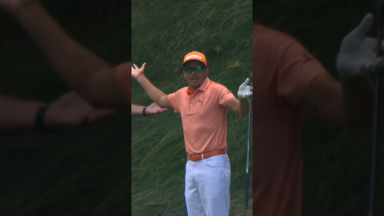 Rickie Fowler NEAR ACE on a par 4 😱