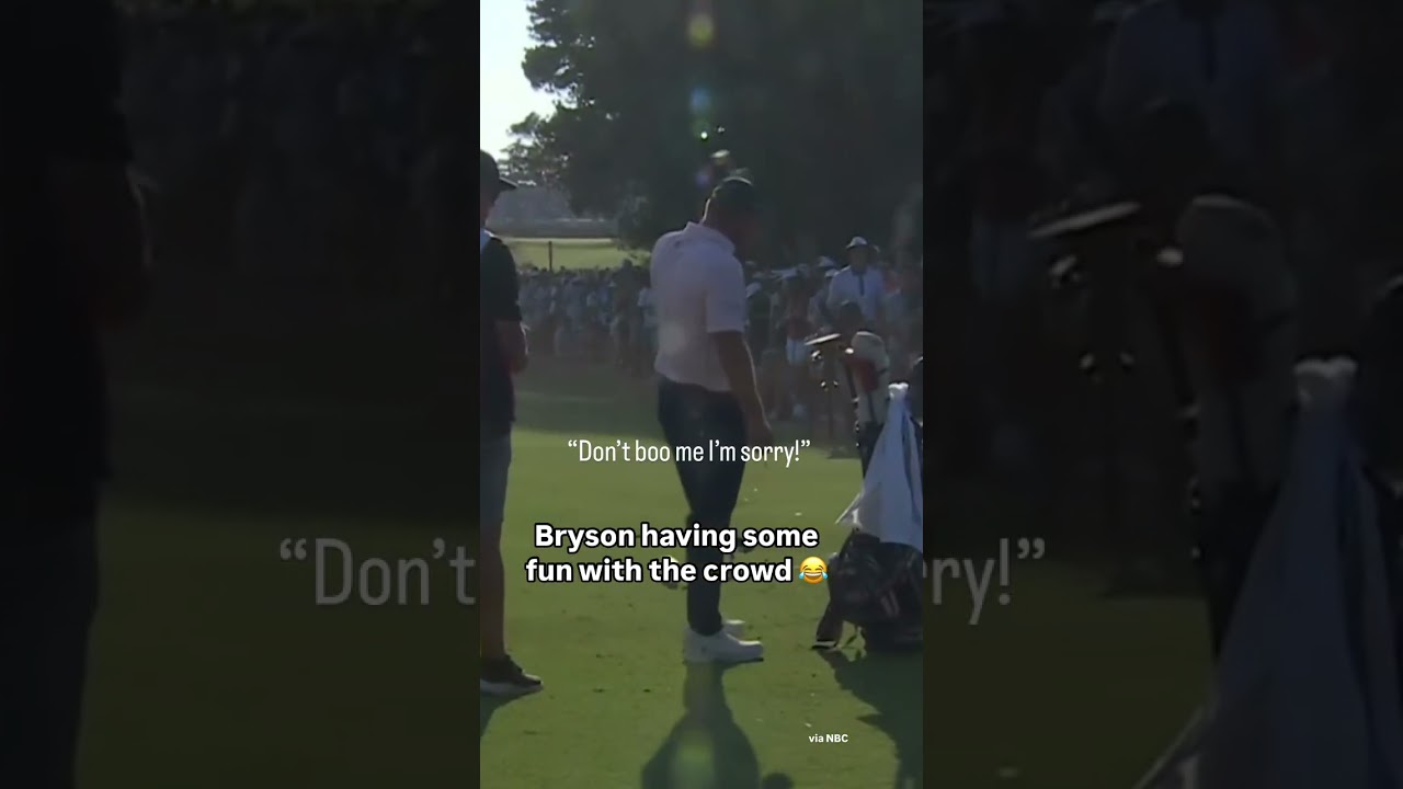 “Don’t boo me I’m sorry!” 🤣