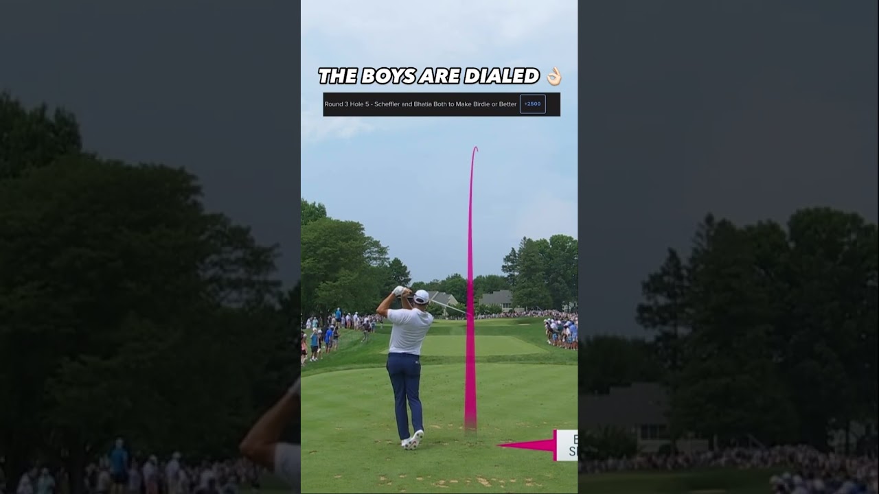 Scottie + Akshay in sync today 🏌️‍♂️