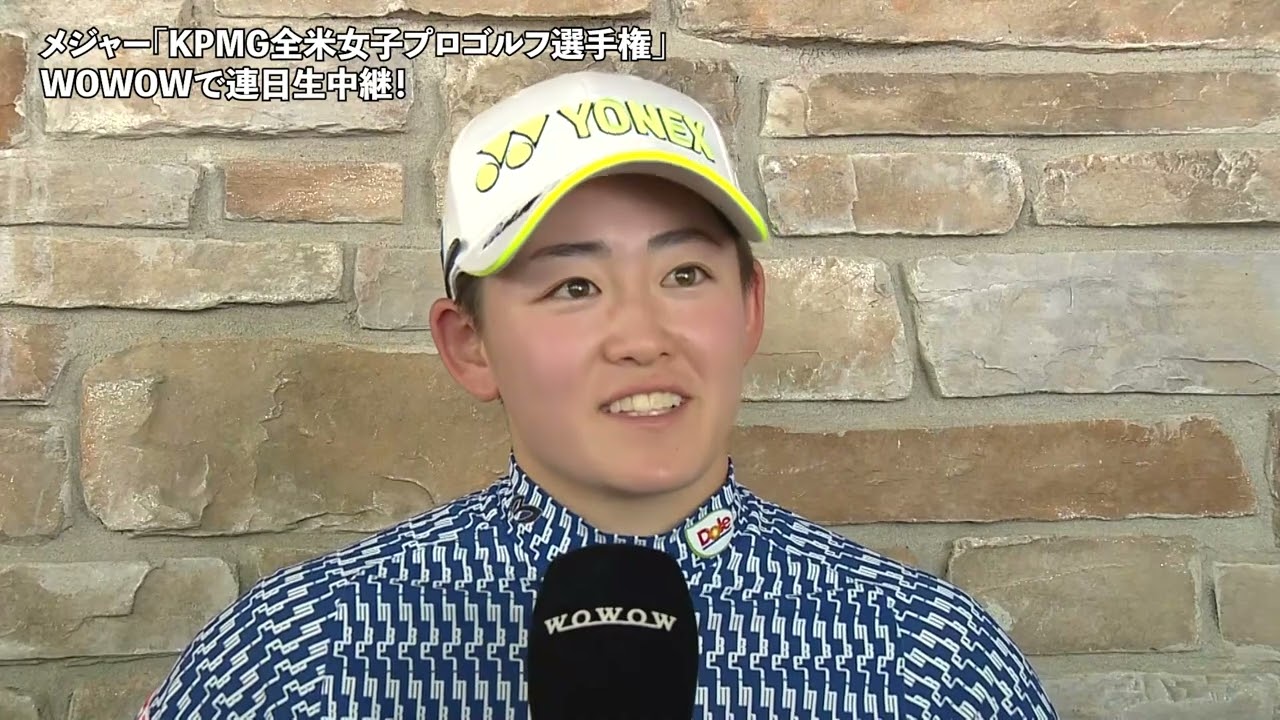 【岩井明愛】KPMG全米女子プロゴルフ選手権 初日インタビュー