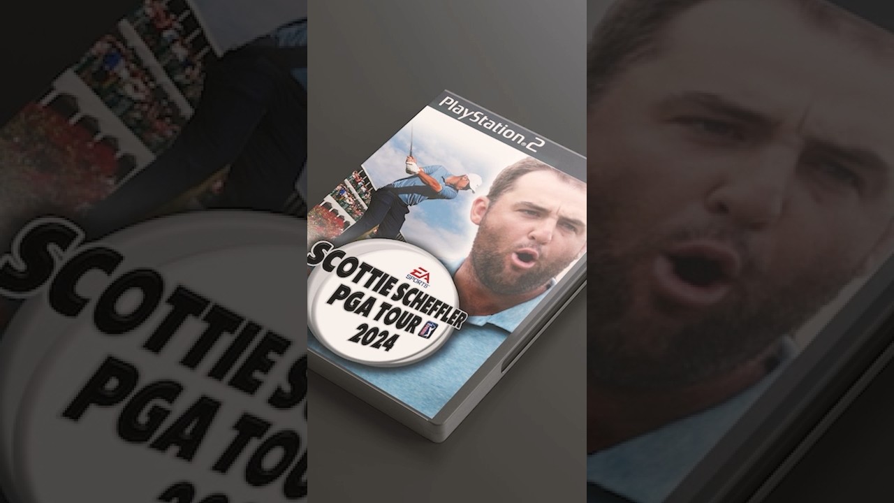 Scottie Scheffler the cover athlete? I think so! #tigerwoods #scottiescheffler #golf