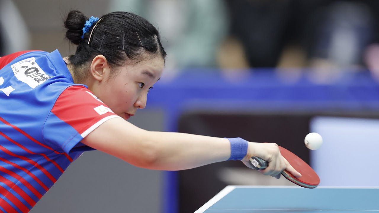 大藤沙月 vs 張本美和 TBESTGAME 日本ペイントマレッツ vs 木下アビエル神奈川 ノジマTリーグ2023-2024 2023年11月4日 池田市五月山体育館【卓球Tリーグ公式】