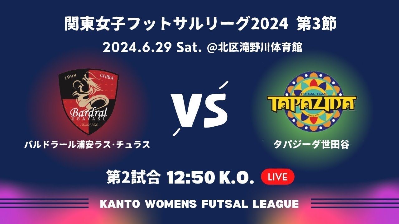 第15回関東女子フットサルリーグ 2024