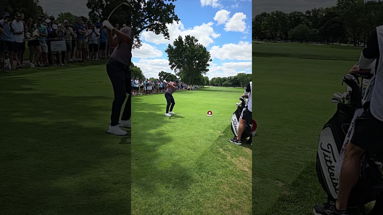 2024 Rocket Mortgage Classic Ricky Fowler Drive Slowmo H3 R1 #pga #pgatour #golf #rocketmortgage