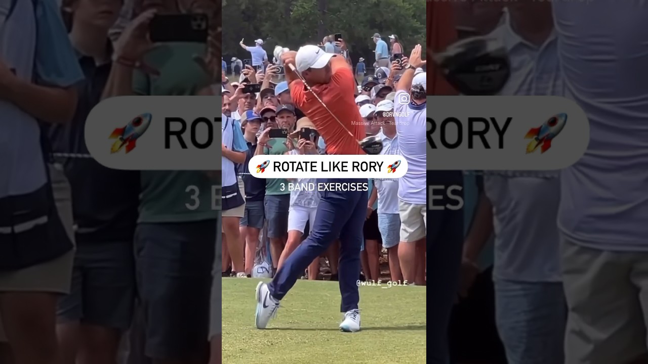 Rotate like Rory to take your golf swing to the next level 🏌🏻‍♂️ #DRVN #GOLFFITNESS