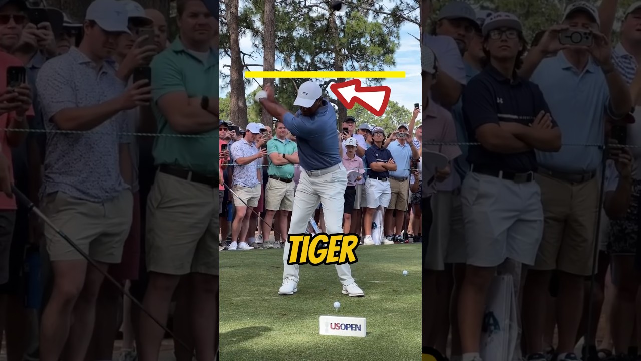 Even Tiger does THIS!! 😱🤯 #golfcoach #golftips #golflesson #tigerwoods