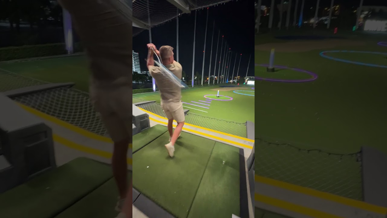 When you take Bryson DeChambeau to Topgolf! 😂