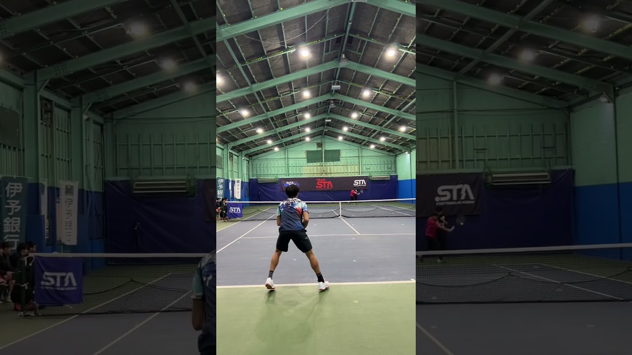 スライスおじさんvs回り込みフォアハンド【#shorts】