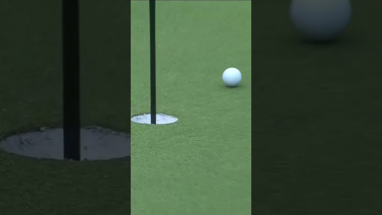 SO CLOSE! @brysondechambeau hit the deck after this lip out 🤯 #livgolf #shorts