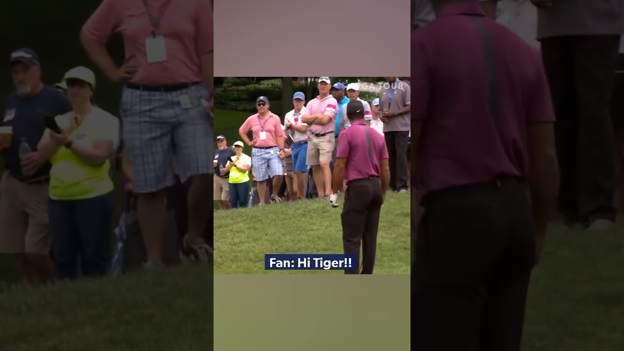 Just Tiger Woods things 🐅