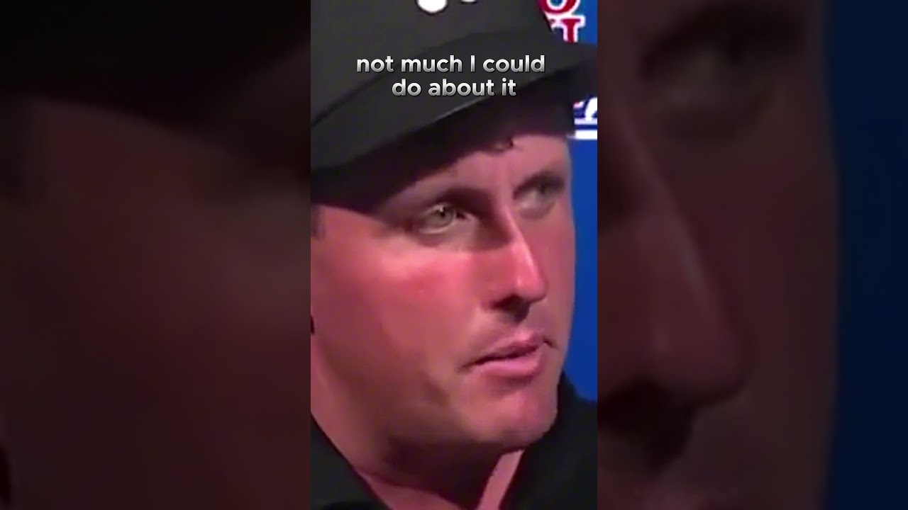 Phil Mickelson says "I got spanked by Tiger"