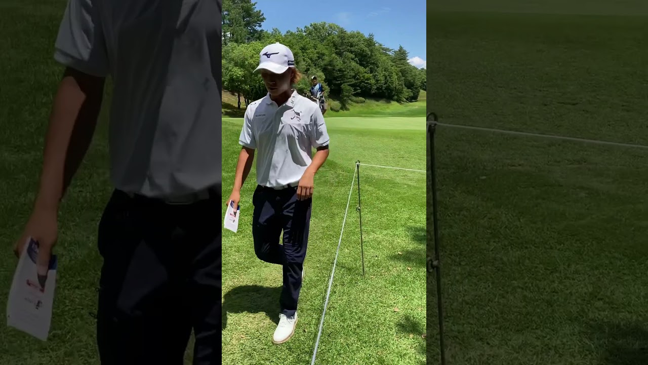 #石川遼 #平田憲聖 #堀川未来夢 第91回日本プロゴルフ選手権 予選1日目2024/7/4 #golf #ゴルフ #日本プロゴルフ選手権　#富士カントリー可児クラブ #志野 OUT4番