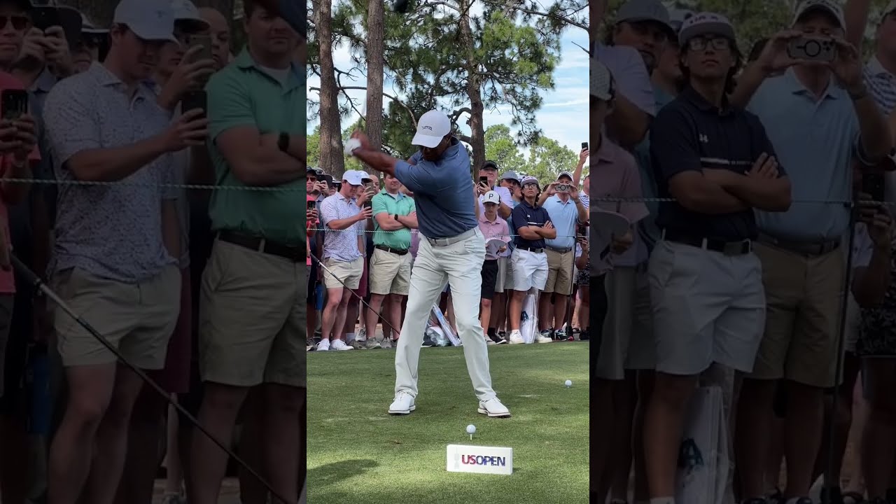 2024 Tiger Woods Awesome Swing Motion & Slow motion, 타이거 우즈의 멋진 스윙 모션과 슬로우 모션