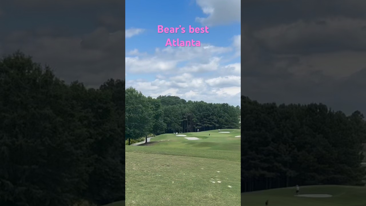 애틀란타에 있는 잭니클라우스의 시그니처홀들 베어즈베스트 애틀란타  #atlanta #golf #bearsbest #golfswing