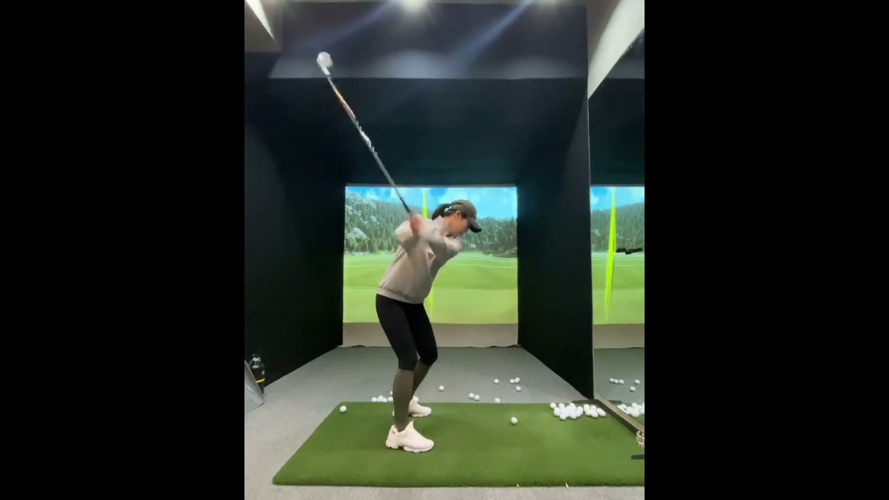 【アイアン練習】キム ハヌル（Kim Ha-neul）スローモーションあり