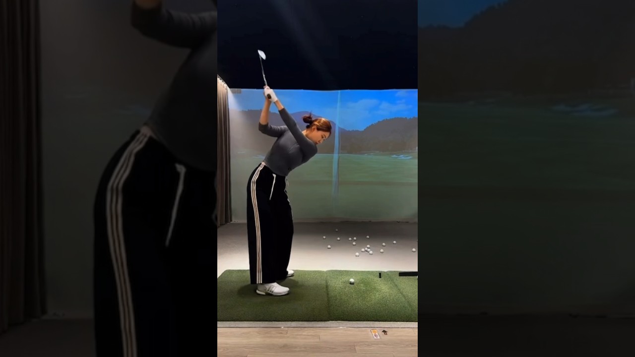 스윙이 정말 좋은 프로 ‘유현주’ ⛳️🔥#shotrs #golf #golfswing #유현주