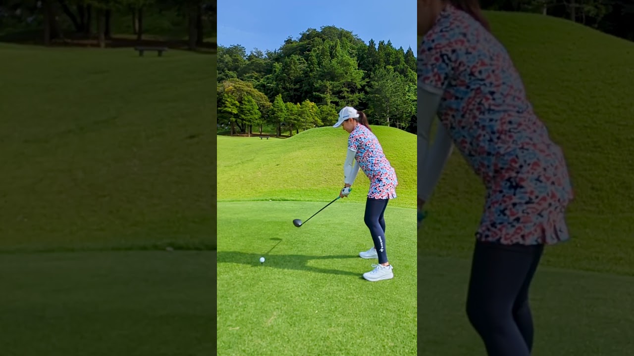 プロゴルファーのスイング正面から撮ってみた #shorts #short #shortvideo #golf #golfswing #golfshorts