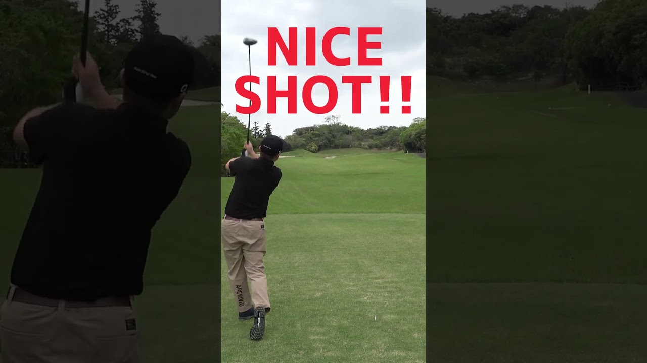 みんゴルじゃん… 打ち上げ300ydミドルでワンオン #shorts #ゴルフ