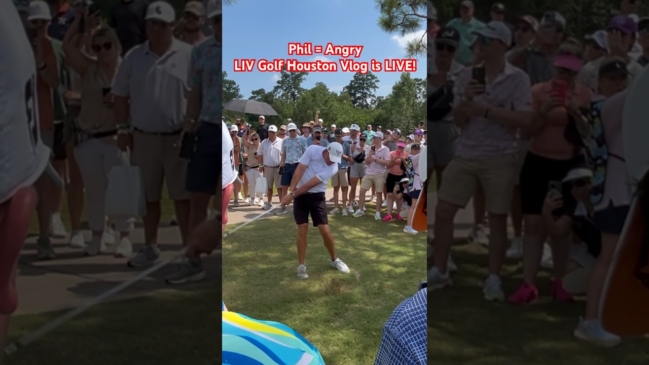 LIV Golf Houston vlog is live, including BTS with Phil #livgolf #golf #philmickelson
