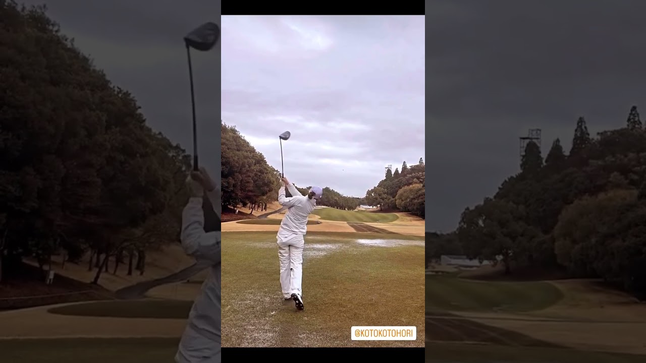 Kotone Hori 堀琴音  #golf #ショーツ #golfswing