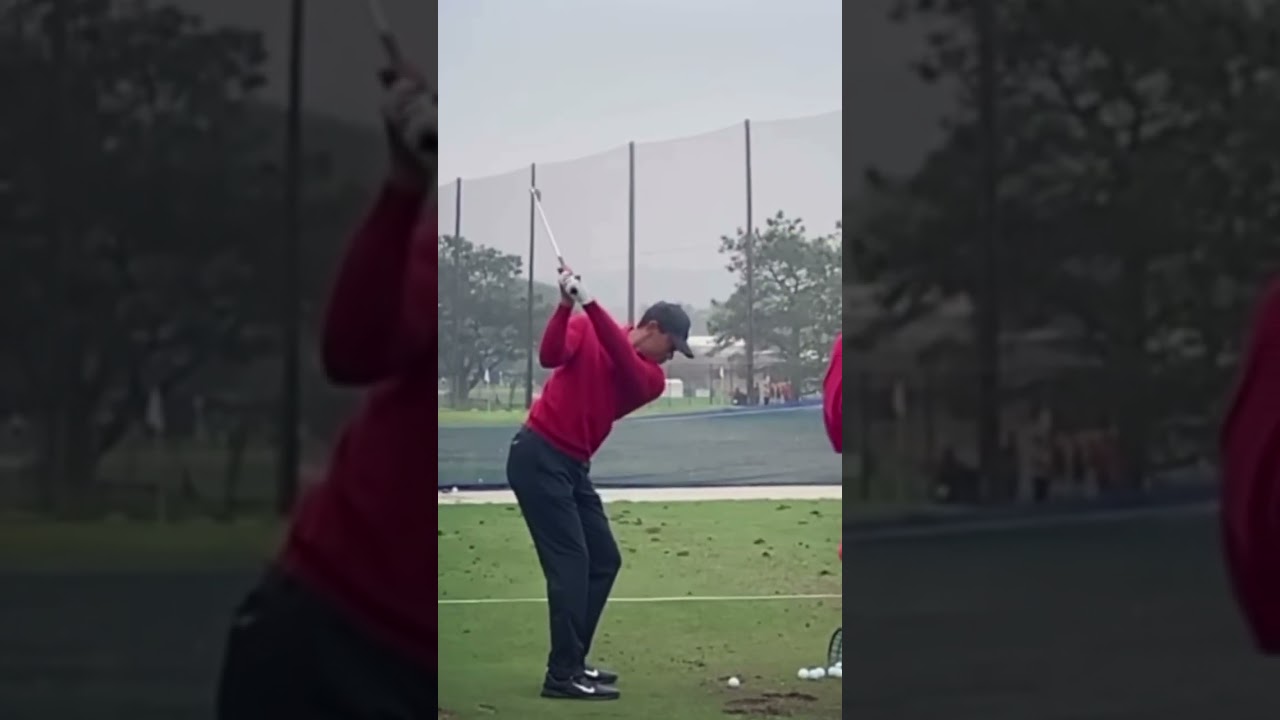 Tiger Woods Iron Swing Slow Motion