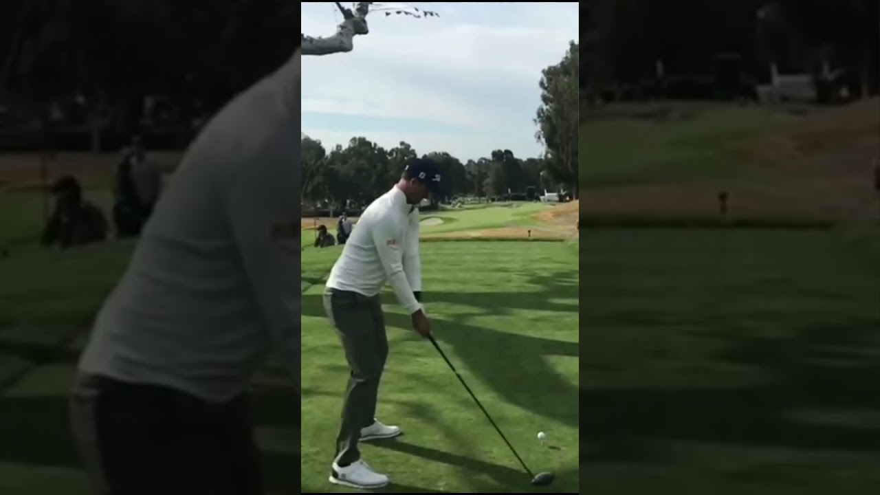 2024 Power Hitter Adam Scott Awesome Swing Motion & Slow Motion